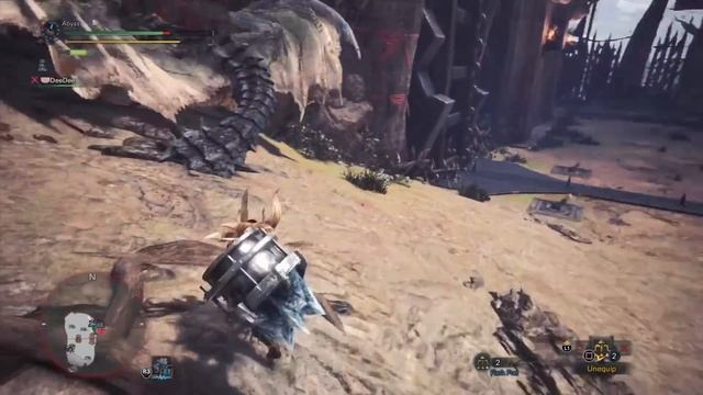 Monster Hunter: World - Arena Quest 07 - Azure Rathalos Easy Strategy смотреть онлайн