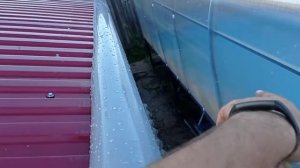 Самый дешёвый водослив из канализационных труб.