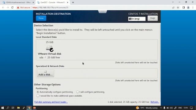 How to create Linux Server on ESXi host ? | Centos 7 Server step by step installation on ESXi host смотреть онлайн