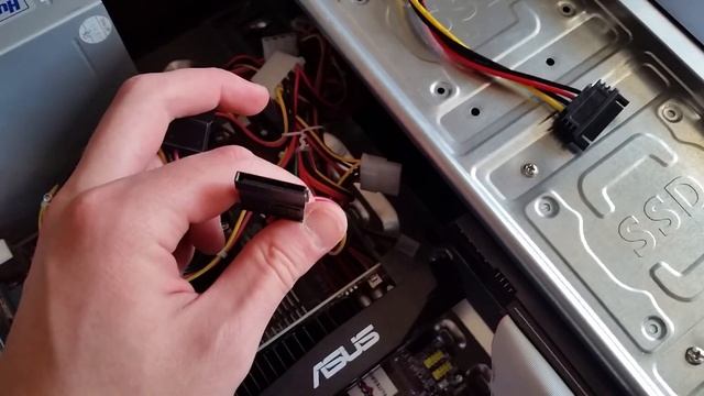 Кабель-переходник SATA на MOLEX или как подключить IDE жесткий диск смотреть онлайн