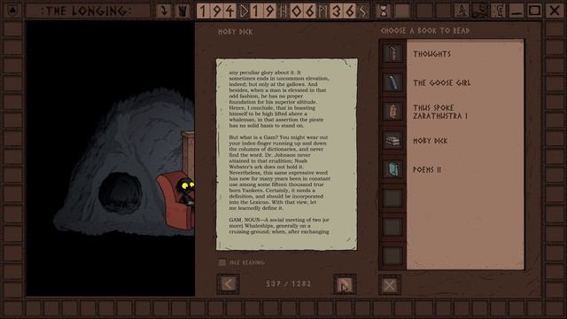 THE LONGING - HOW TO SPEED UP TIME / FULL MOBY DICK BOOK смотреть онлайн