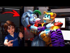 РОКСИ и ФРЕДДИ ПОМЕНЯЛИСЬ ТЕЛАМИ  FNAF Security Breach Обновление + Мод