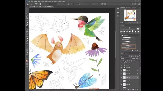 Pollinators Timelapse Painting - Color and Texture смотреть онлайн