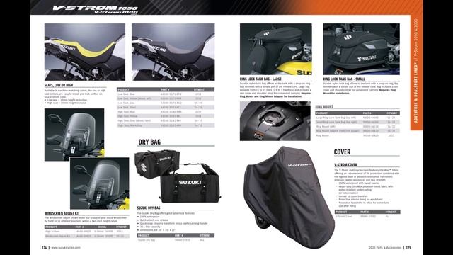 2023 Suzuki Parts and Accessories Catalog смотреть онлайн