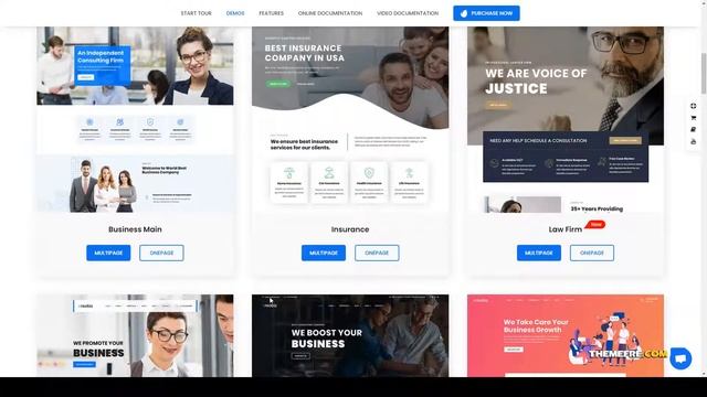 Reobiz - Consulting Business WordPress Theme corporate business Easy Create Website смотреть онлайн