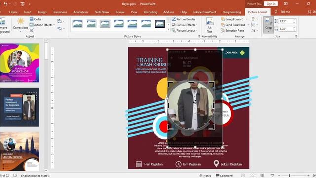 Cara Edit Template Flayer dan Poster di Powerpoint смотреть онлайн