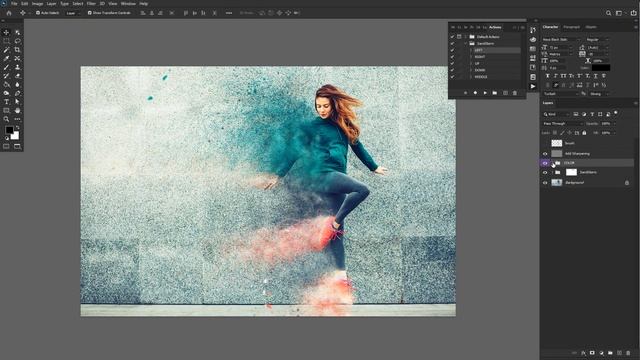 Sand Storm Action Effect in Photoshop | Photoshop darslari | Фотошоп дарслари смотреть онлайн