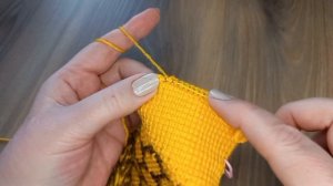 Тапочки "Пчелы и мед"🐝🐝 тунисским вязанием.👌