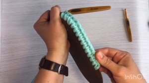 Обвязка кожаного донышка для Сумки