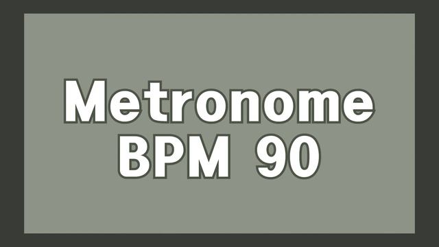 [ANDANTE] METRONOME 90 BPM 1 hour смотреть онлайн