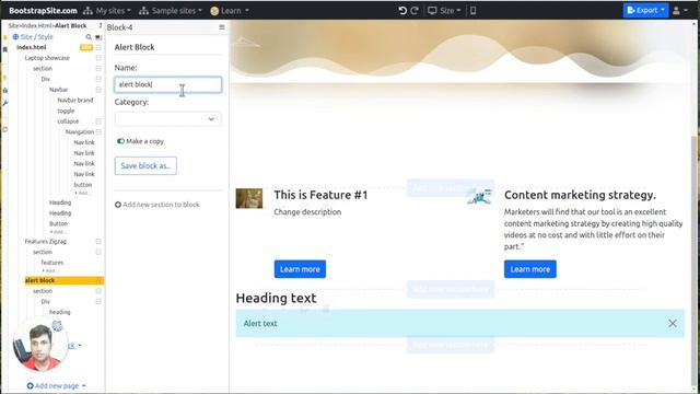 Html elements in Bootstrap 5 builder смотреть онлайн