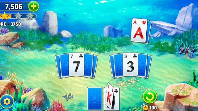 Solitaire Tripeaks Journey level 2 смотреть онлайн