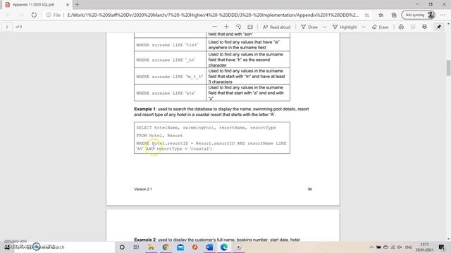 Higher Computing Science DDD Lesson 6 - Writing SQL Statements смотреть онлайн