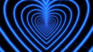 Neon heart | heart | love | background video | сердечки фон | blue hearts | ФутаЖОР