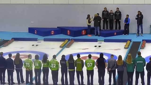 Награждение победителей и призеров Чемпиона России среди смешанных команд