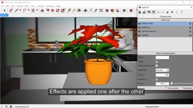 SketchFX for SketchUp смотреть онлайн