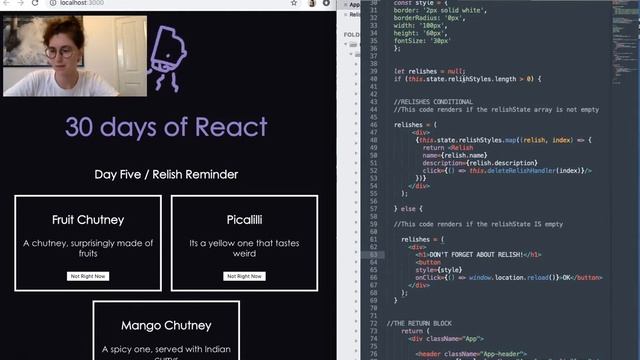 30 Days of React - Day Five - "Relish Reminder" app смотреть онлайн