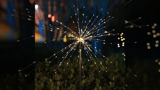 Садовый светильник "Фейерверк". смотреть онлайн
