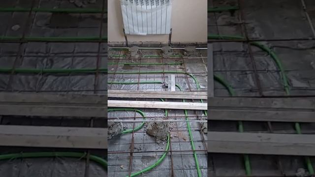 Водяной теплый пол. Дачный вариант. Отопление своими руками. смотреть онлайн