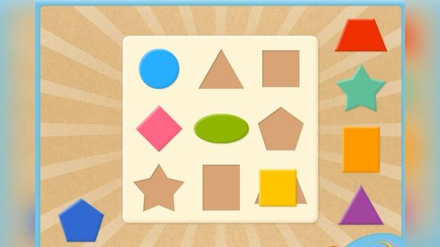 Геометрические фигуры для малыша. Видео для развития ребенка. смотреть онлайн