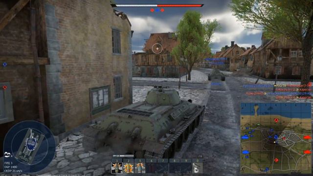 Т-34(1940).WAR THUNDER. смотреть онлайн