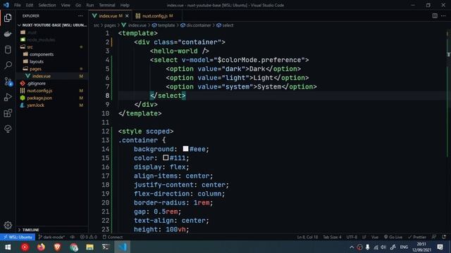 Cómo añadir soporte para modo oscuro en NuxtJS (@nuxtjs/color-mode) смотреть онлайн