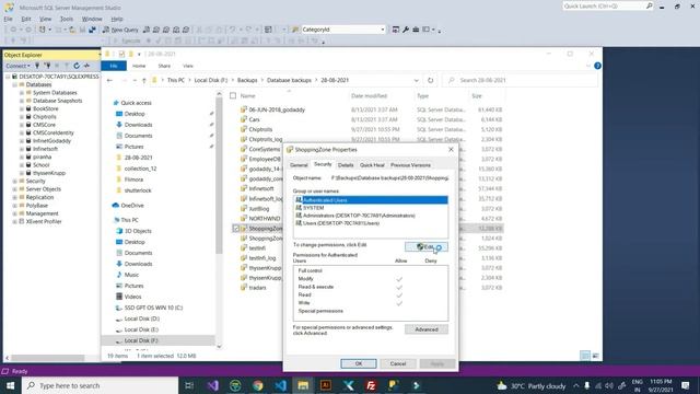 Access denied SQL server attach database (mdf file) смотреть онлайн