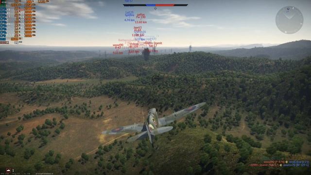 WarThunder 1.89 Ryzen 5 2400G @ 3.9GHz + RX570 8GB смотреть онлайн