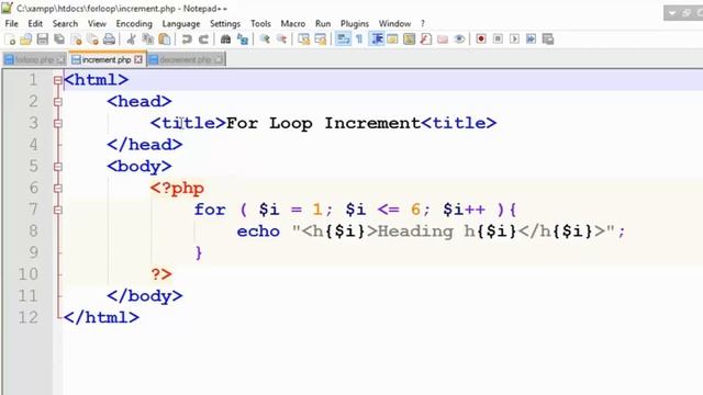 PHP Programming Tutorial - 13 - For Loop | Hindi смотреть онлайн