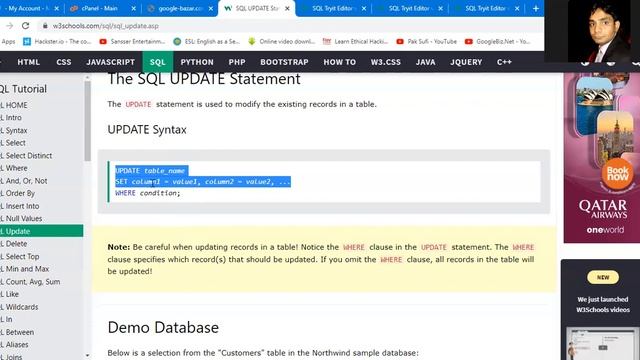 SQL, Insert Into, NULL Values, Update, Delete смотреть онлайн