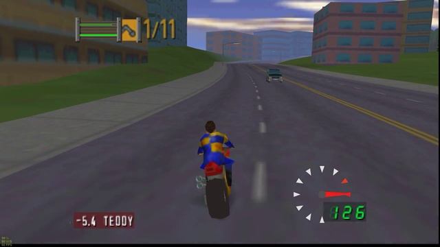 Road Rash 64 @ 60fps N64 emu on PC 16:9 1440p PJ64 (EA, 1999) смотреть онлайн