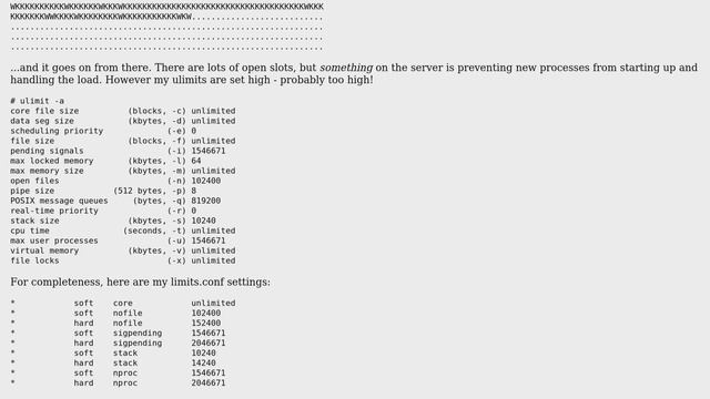 mpm_prefork:error (11)Resource temporarily unavailable: AH00159: fork: Unable to fork new process смотреть онлайн