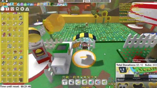 🔴Alt Account Grinding | Bee Swarm Simulator смотреть онлайн