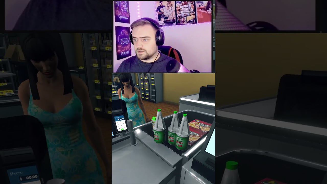 БЕСЯТ ТАКИЕ ПОКУПАТЕЛИ в Supermarket simulator #gaming #shorts #highlights смотреть онлайн