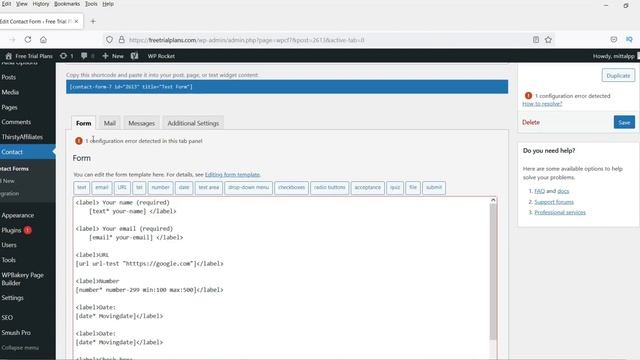 How to use Contact Form 7 in WordPress Tutorial | Quick Tips смотреть онлайн