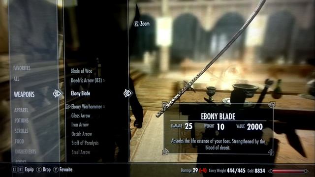 Skyrim: Ebony Blade e Bug para Mestra-la! смотреть онлайн