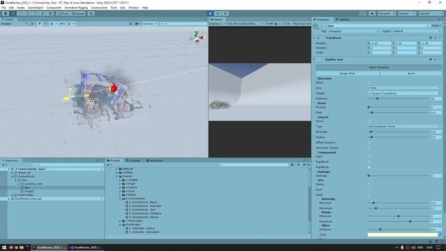 Awesome REALISTIC DESTRUCTION! (Add it in 5 MINUTES! Rayfire Asset Review) смотреть онлайн