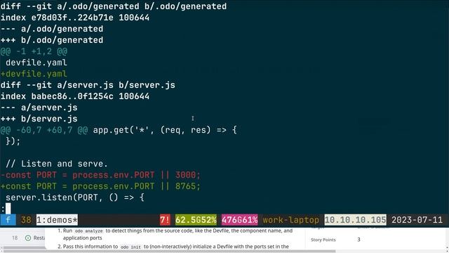 `odo init`: Add new `--run-port` flag to set ports into initial Devfile смотреть онлайн