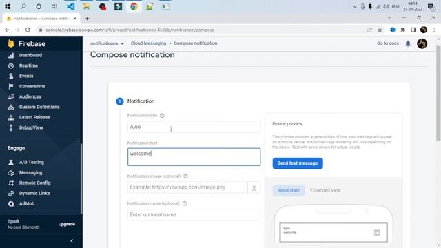 React Native Firebase Custom Notification with Image || in Hindi смотреть онлайн
