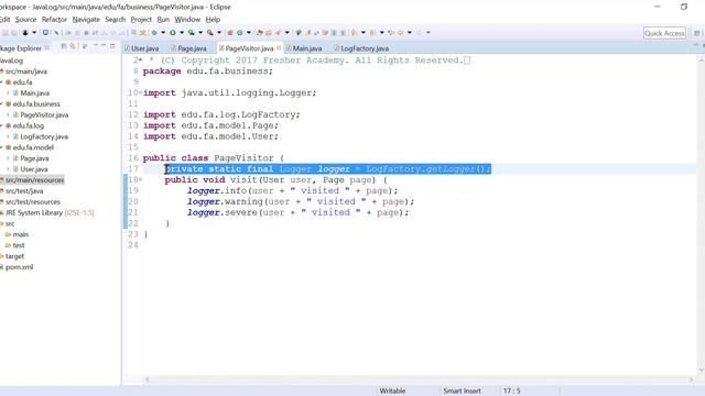 15 Java Log File Lab смотреть онлайн