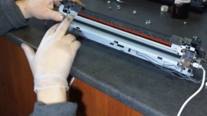 Замена тефлонового вала в konica minolta bizhub 185 часть 2
