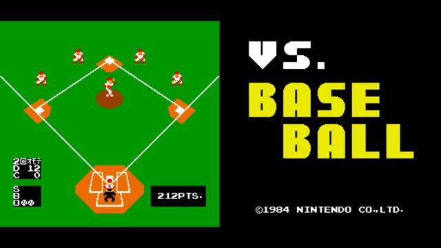 Vs. Baseball [Arcade] (1984) Nintendo {Japan, Set BA A-1}