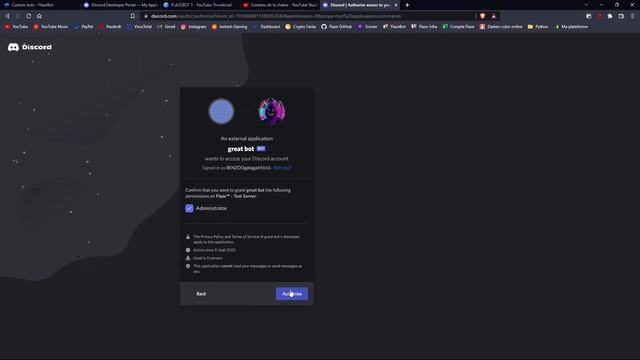 How to invite your FlazeBot Custom Bot смотреть онлайн