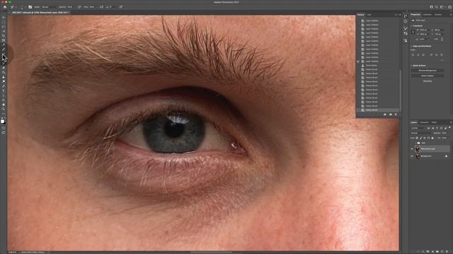 How to Retouch Eyes in Photoshop - A Simple & Effective Eye Edit in Photoshop смотреть онлайн
