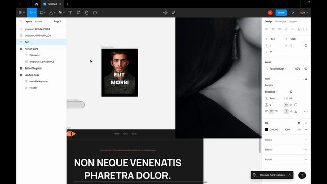 Design a landing page in figma смотреть онлайн