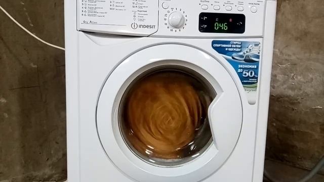 (2016) Indesit IWUE4105 - Test wash on the White Cotton 60'c (70) смотреть онлайн
