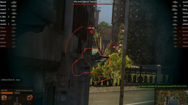 World Of Tanks - Sherman Jumbo 4915 potential damage смотреть онлайн