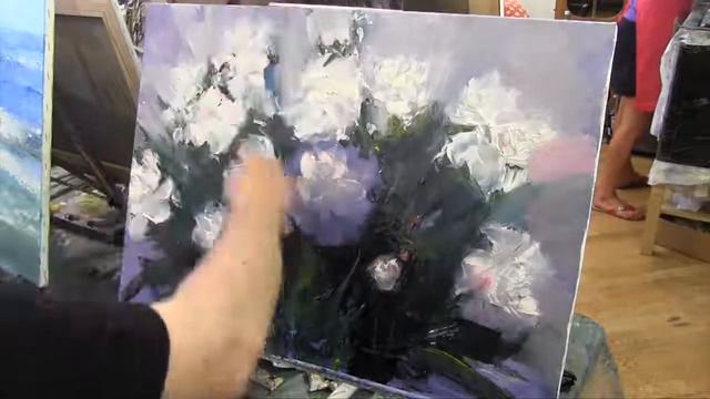 Пионы. Урок живописи Игоря Сахарова ./ Peonies / смотреть онлайн