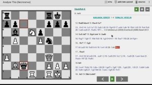 Сергей Карякин 🆚 Веселин Топалов. Защита Каро-Канн. Закрытый вариант с 3...с5