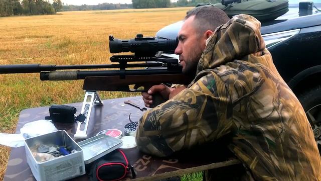 Прицел YUKON SIGHTLINE N 455 пристрелка пневматического ружья смотреть онлайн